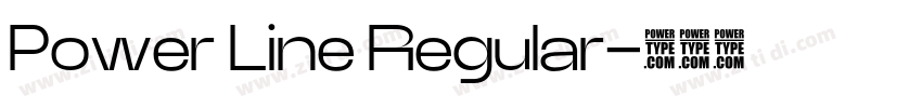 Power Line Regular字体转换 Power Line Regular字体转换